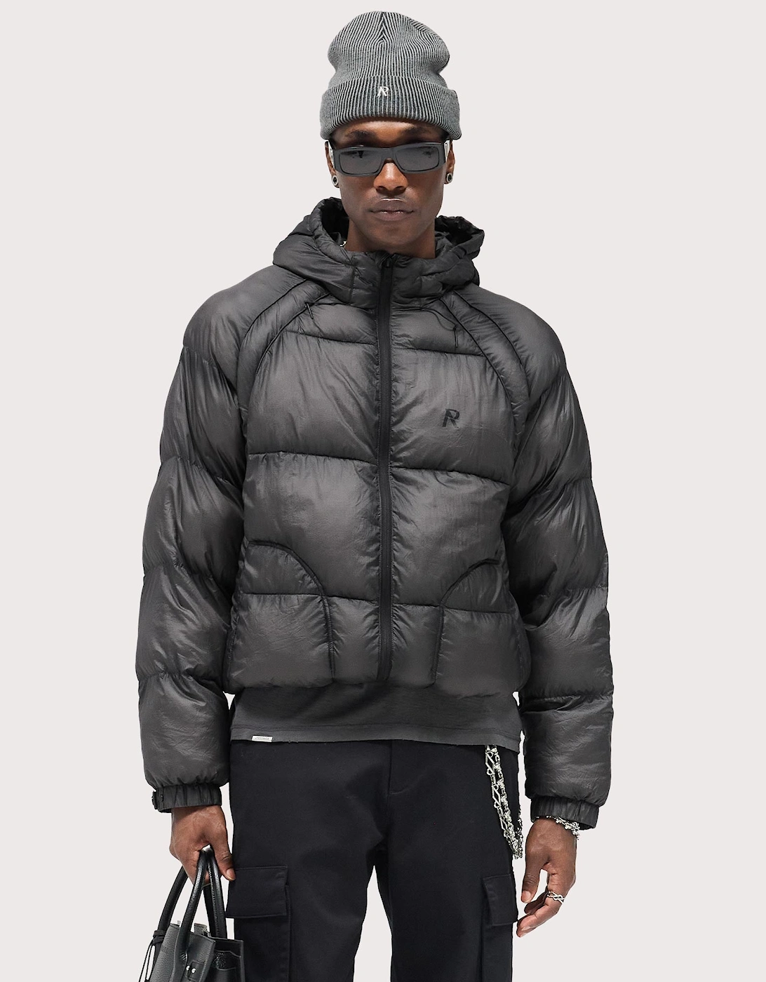 Translucent Hooded Puffer Coat, 4 of 3