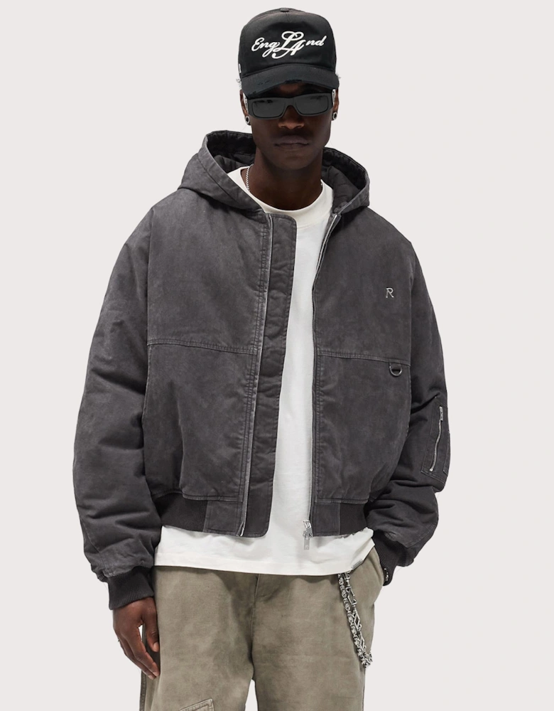 Hooded Bomber Jacket