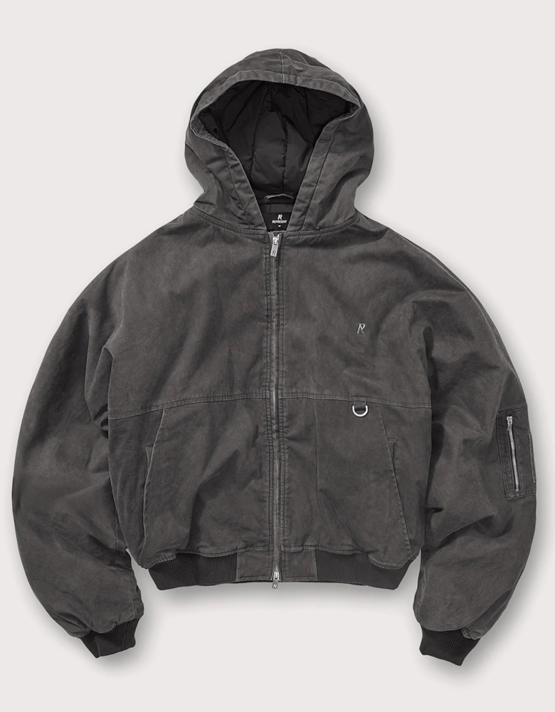 Hooded Bomber Jacket