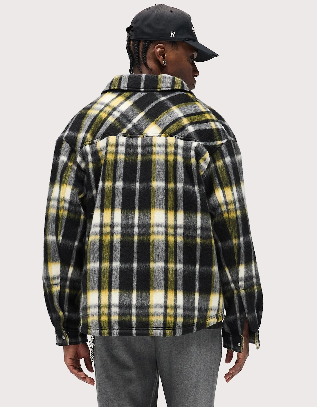 Textured Flannel Overshirt