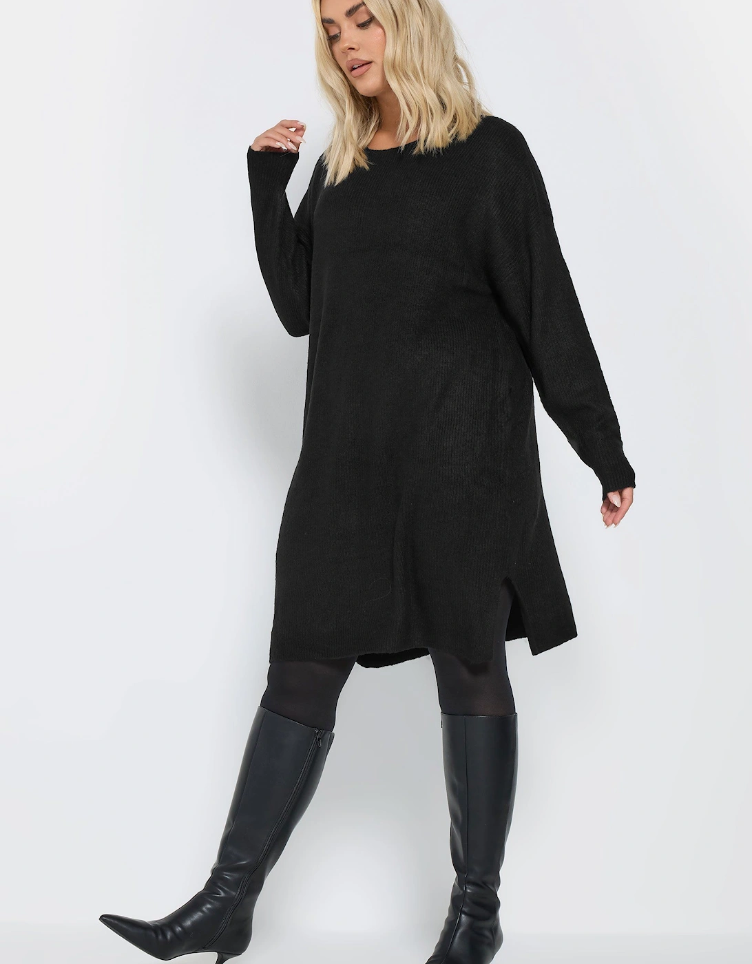 Knitted Tunic Jumper Dress, 2 of 1