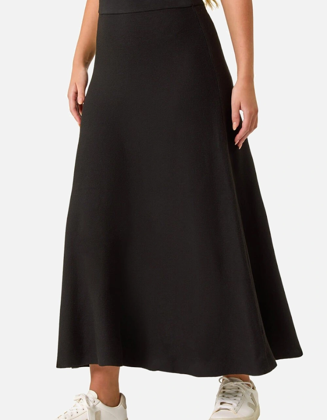 Petite Stretch Knitted Midi Skirt, 2 of 1