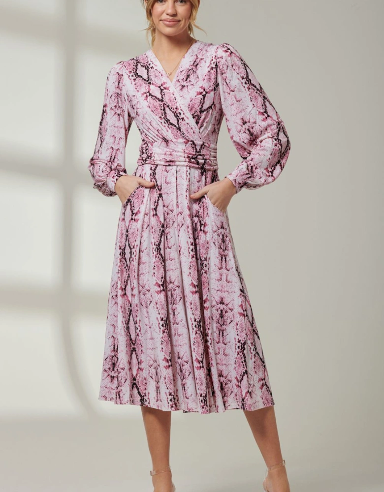 Harper Long Sleeve Jersey Dress