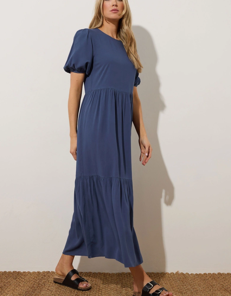 Tall Smock Denim Midaxi Dress