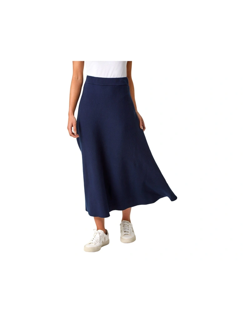 Petite Stretch Knitted Midi Skirt