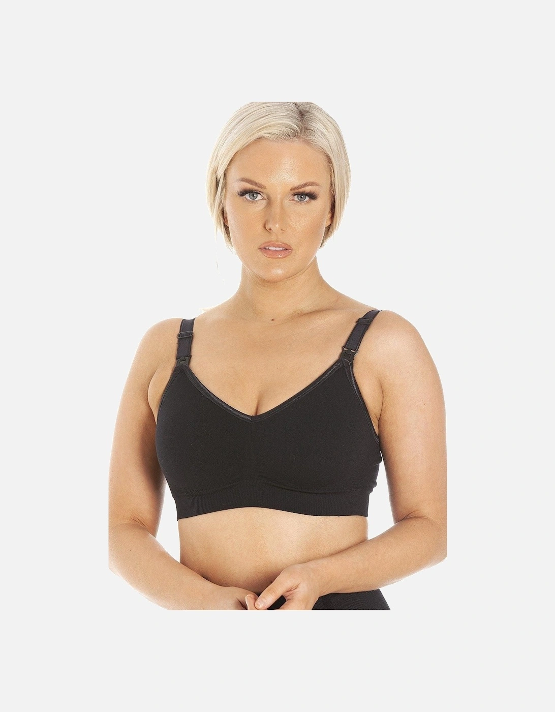 Soft Cup Non-Wired Maternity Bra With Extenders, 2 of 1