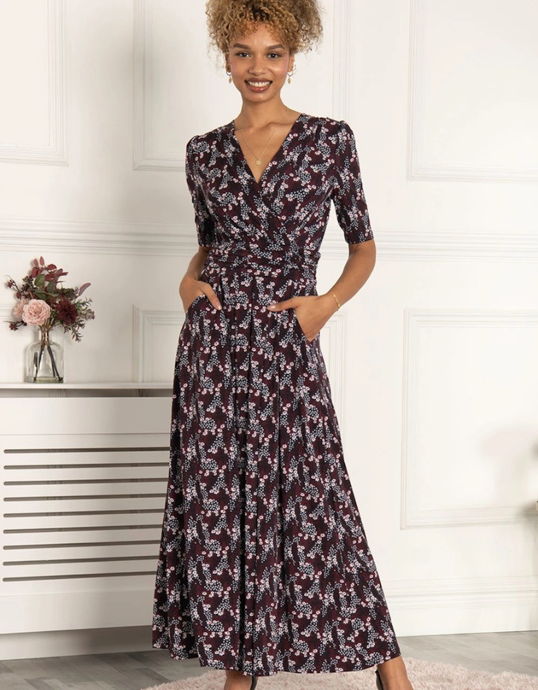 Calais Half Sleeve Maxi Dress