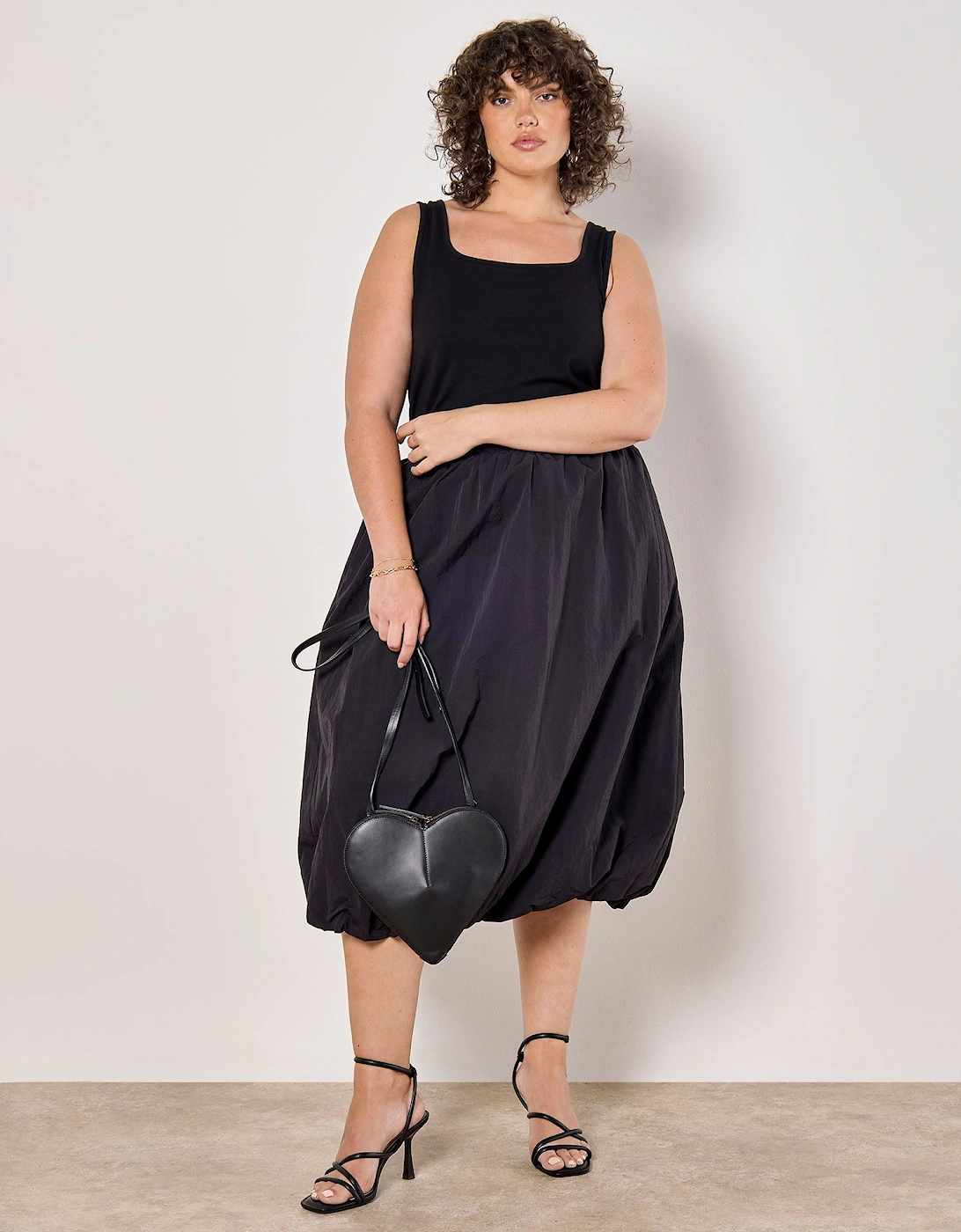 Curve Puffball Midi Skirt, 2 of 1