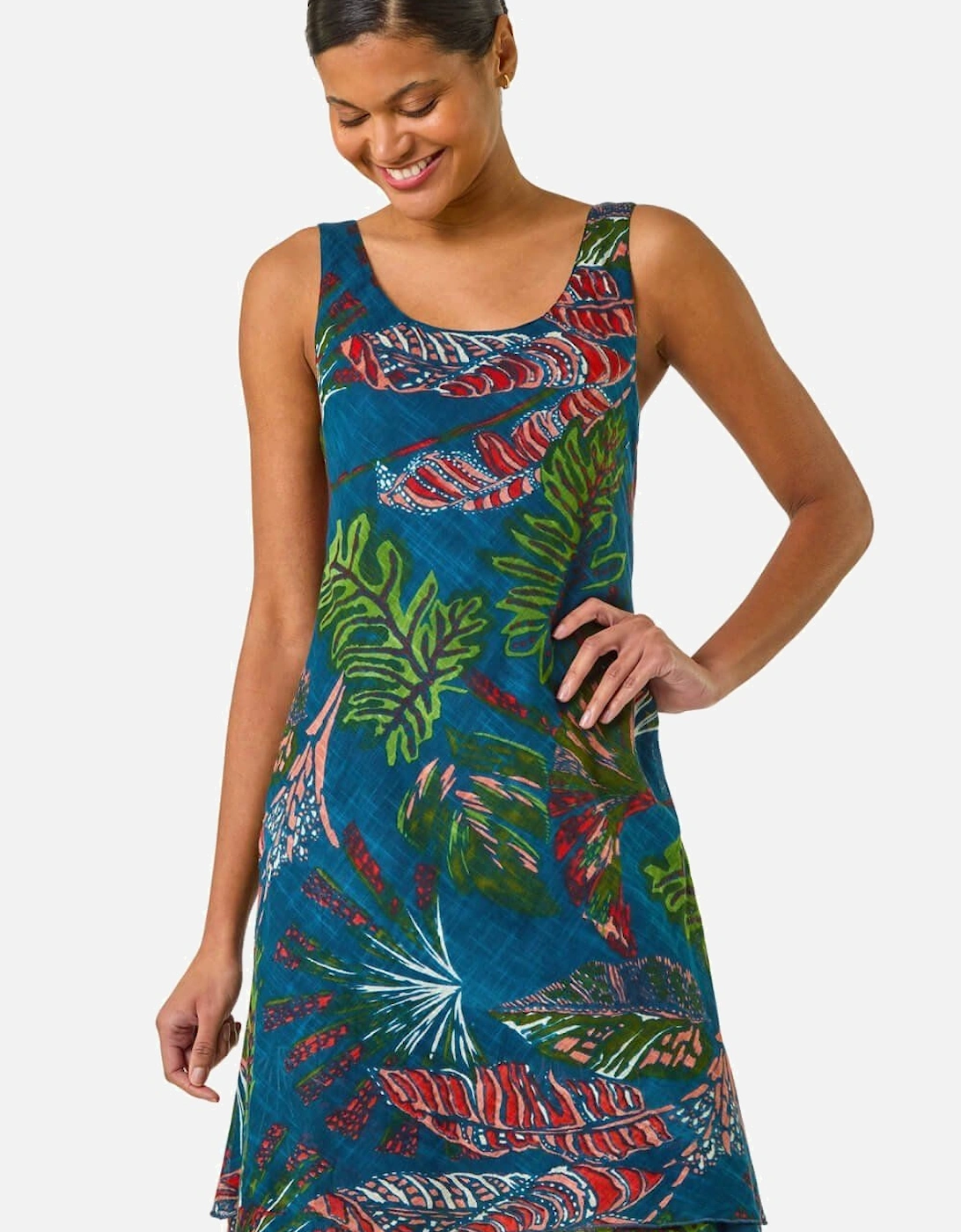 Tropical Double Layer Dress, 2 of 1