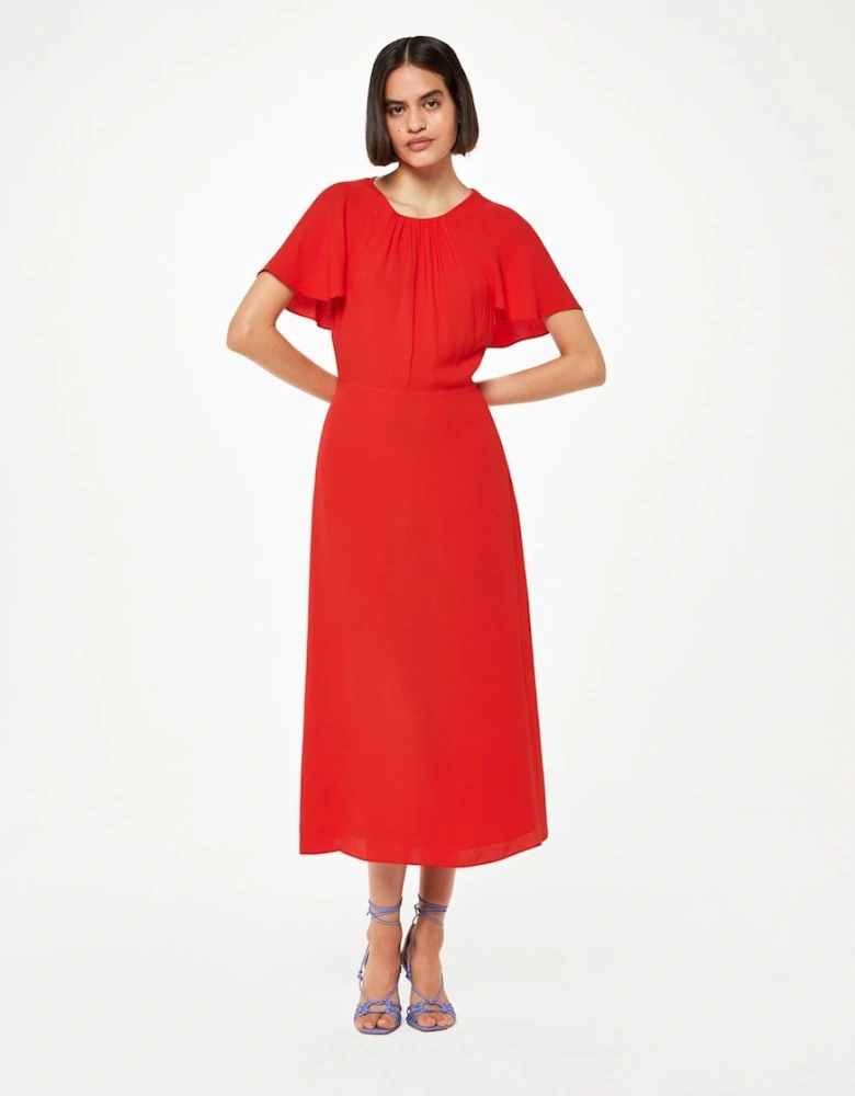 Annabelle Cape Sleeve Dress