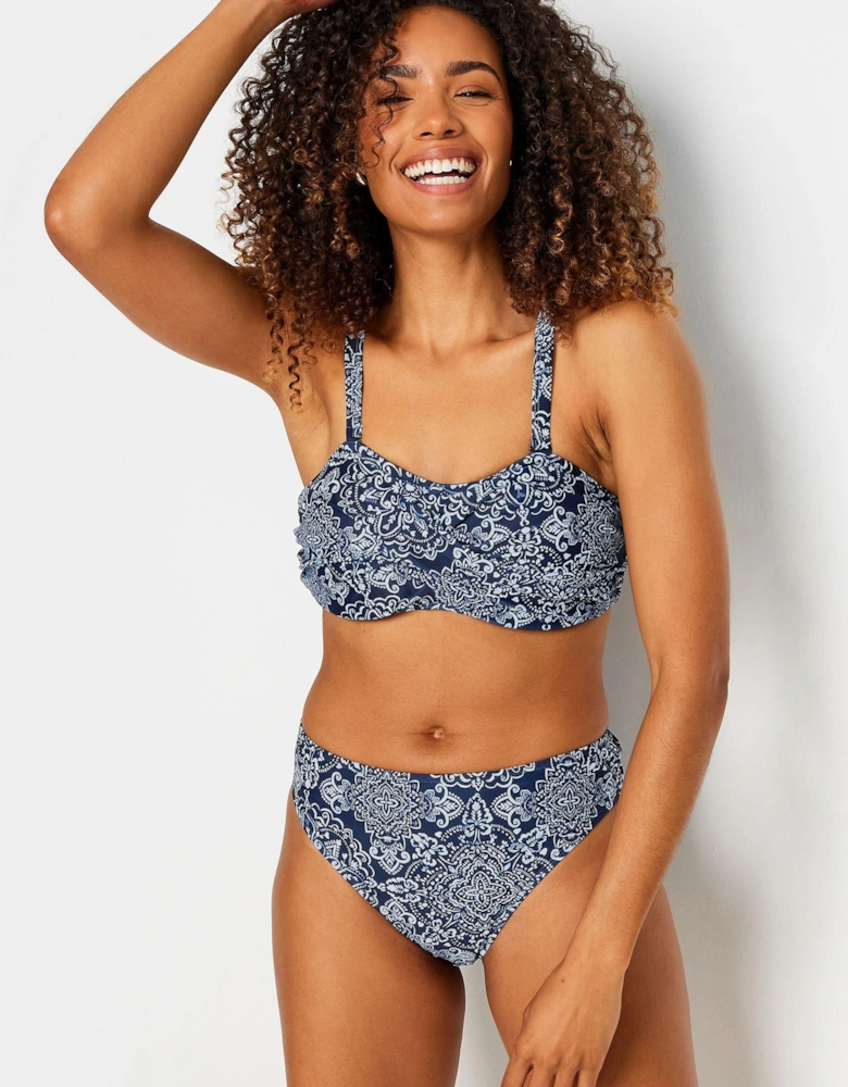 Tile Print Bikini Brief