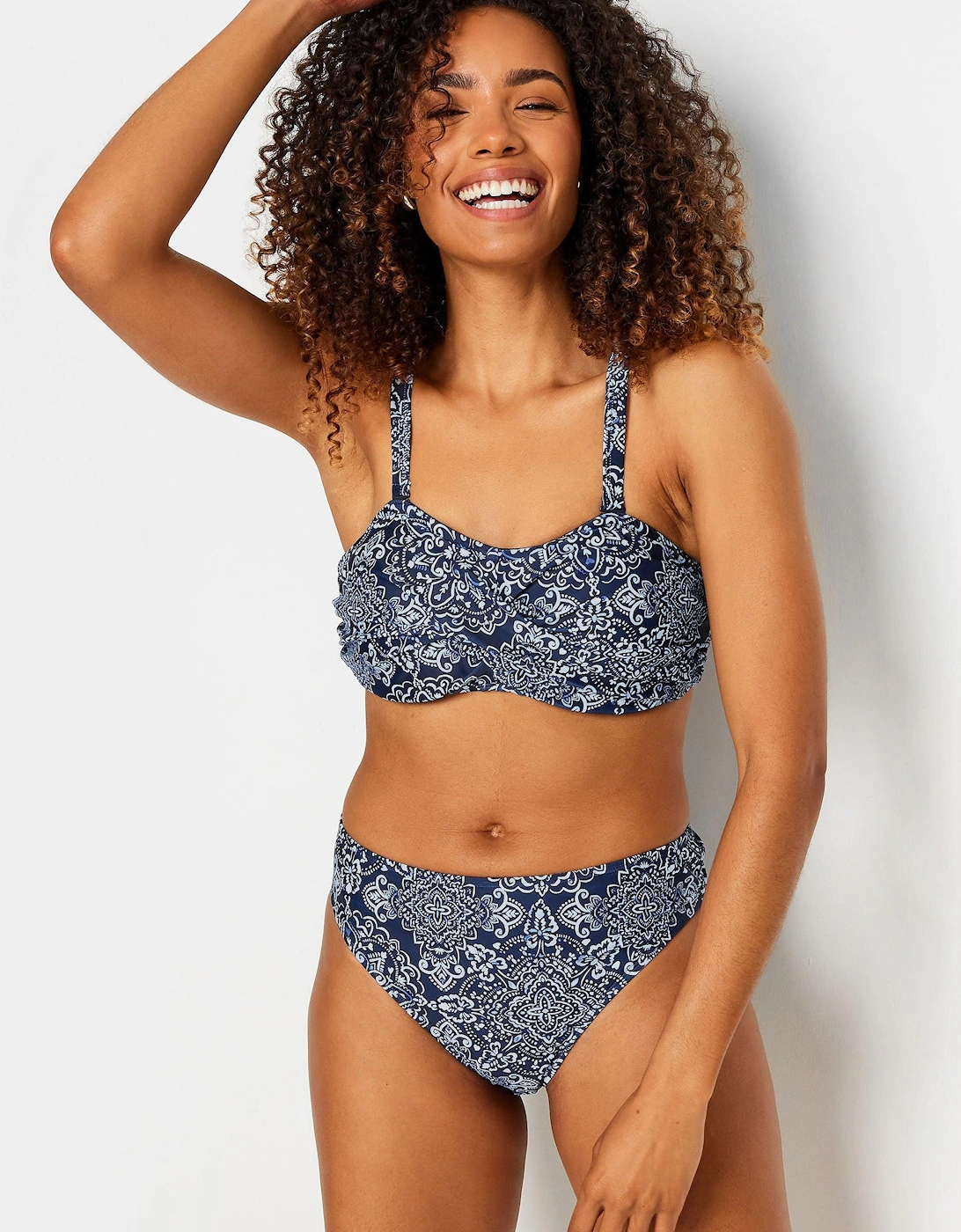 Tile Print Bikini Brief, 2 of 1
