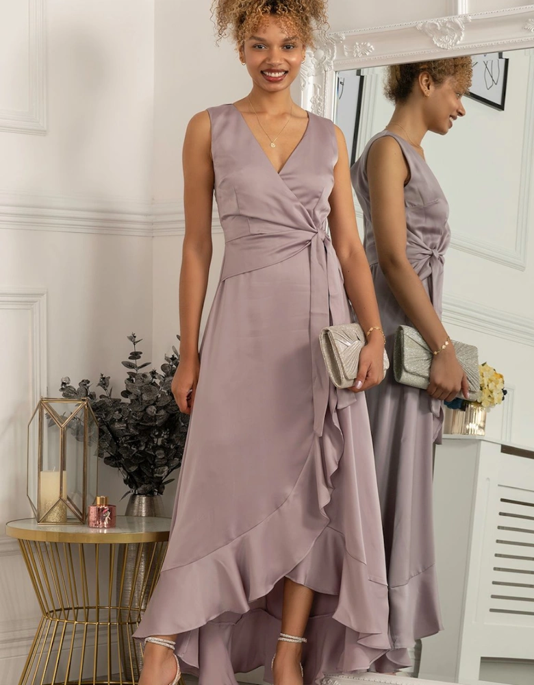 Kyleigh Frill Hem Maxi Dress