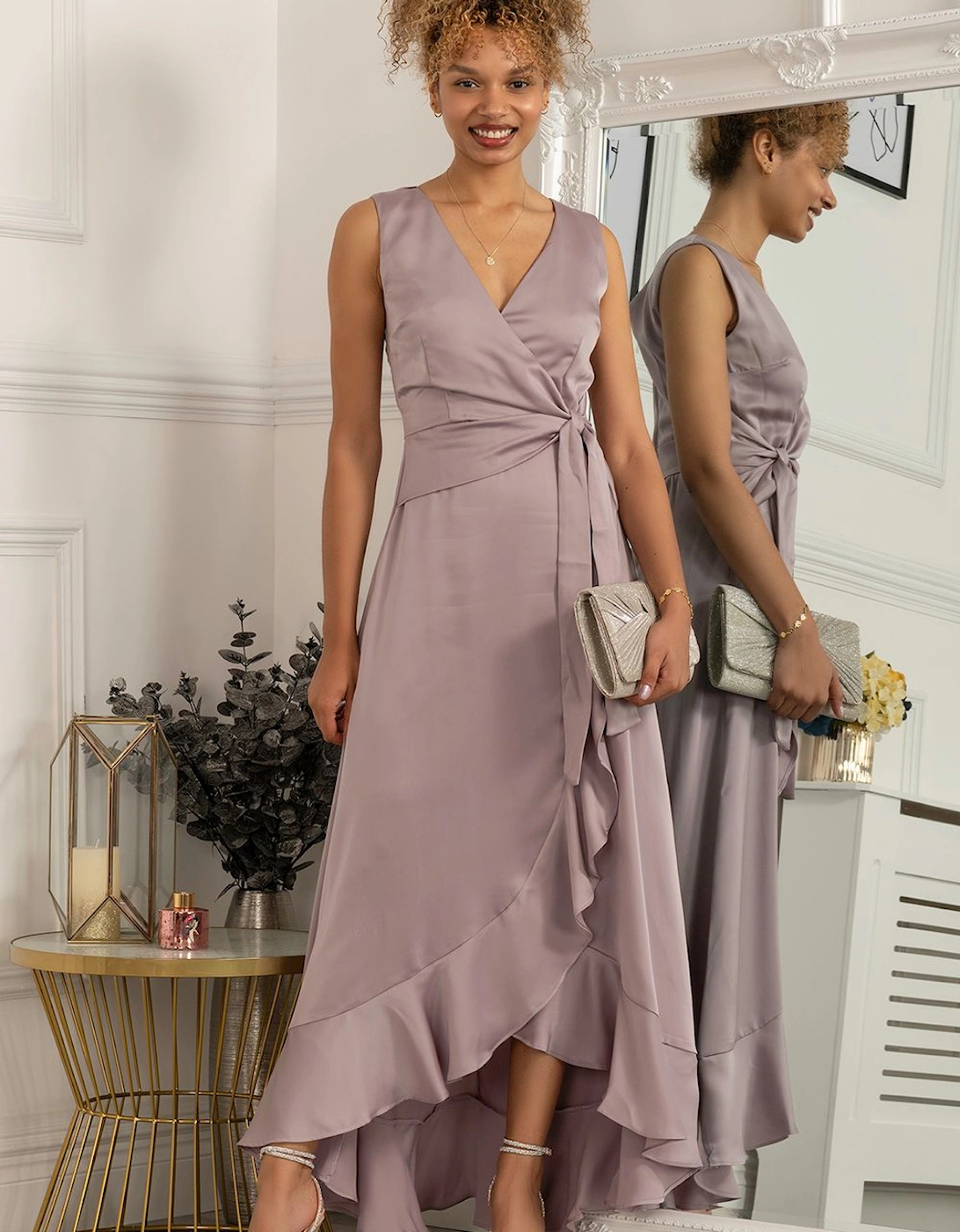 Kyleigh Frill Hem Maxi Dress, 2 of 1