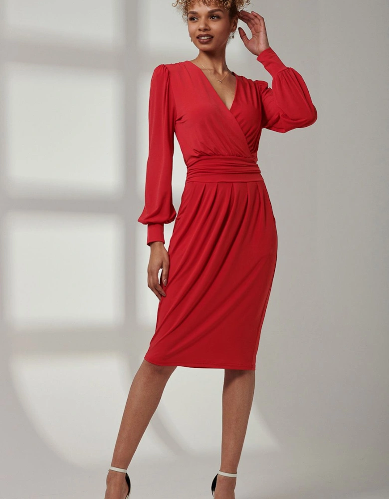 Kinslee Long Sleeve Pegged Dress