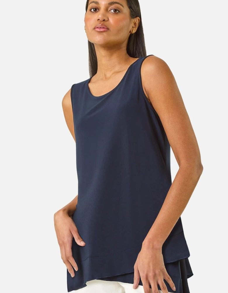 Asymmetric Hem Vest Top