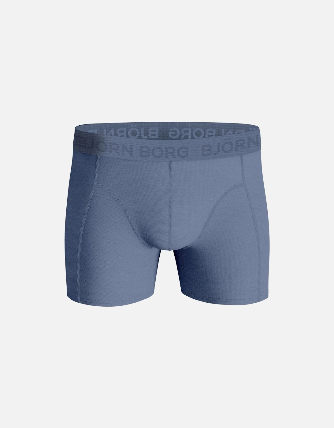 3-Pack Mixed Leaf Print Boxer Briefs, Blue