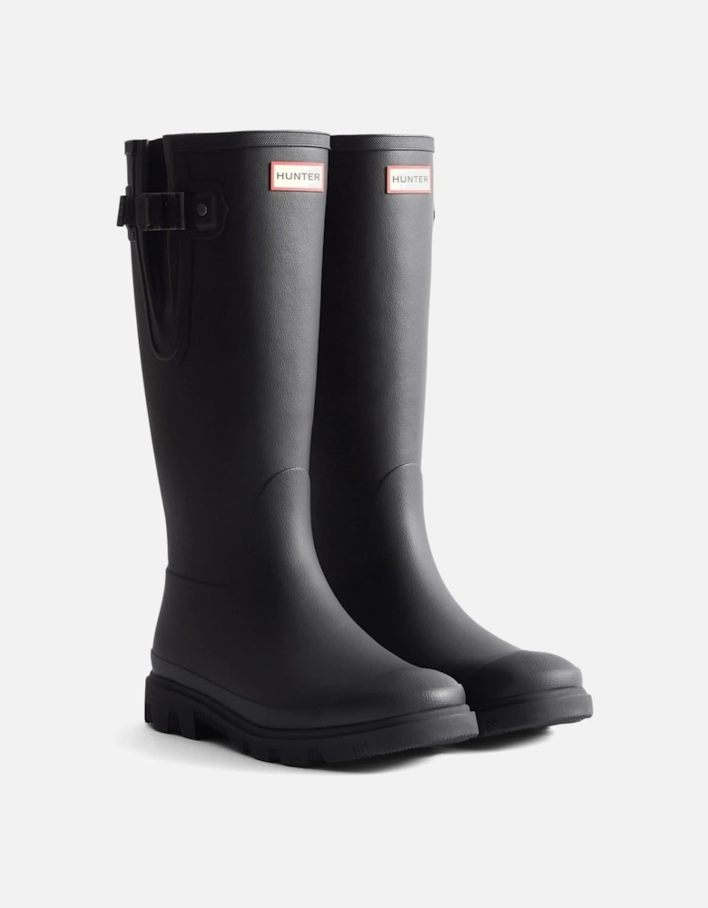Downpour Adjustable Boot Rubber Women's Black Wellington Boots