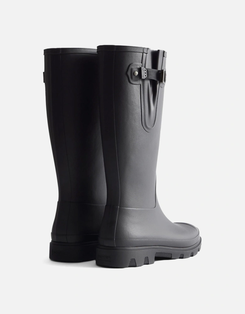 Downpour Adjustable Boot Rubber Women's Black Wellington Boots