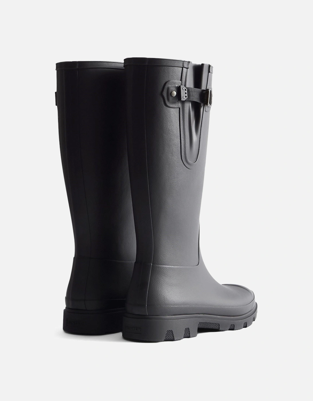 Downpour Adjustable Boot Rubber Women's Black Wellington Boots