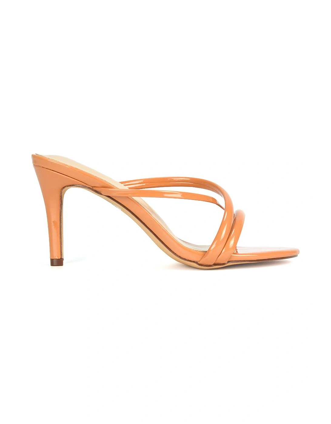 'Angel' Slip On Mid Heel Stiletto Mule Heeled Sandals, 2 of 1
