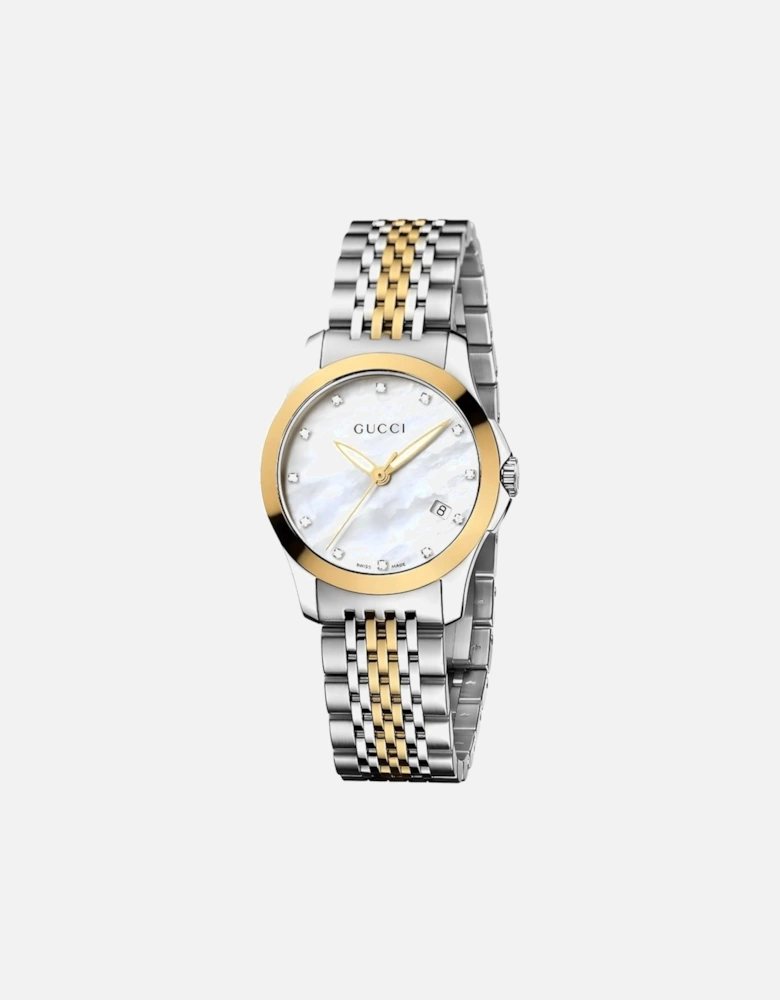 YA126513 G-Timeless Mother of Pearl Dial Ladies Watch