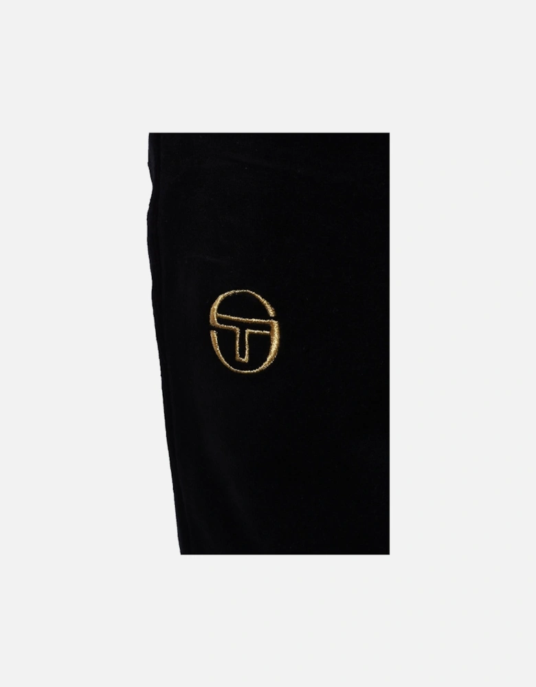 Court Velour Track Pant Black