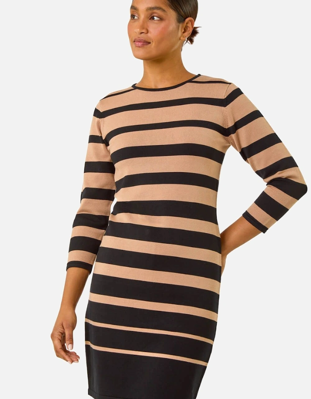 Gradient Stripe Knitted Dress, 2 of 1