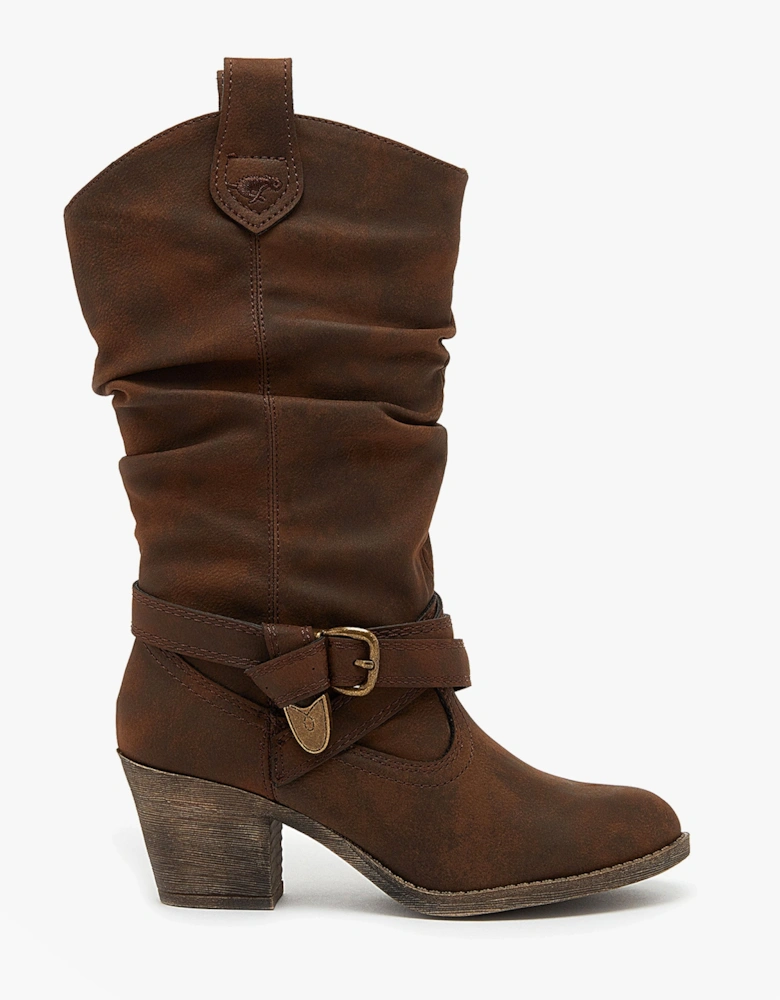 SIDESTEP Womens Boots Brown