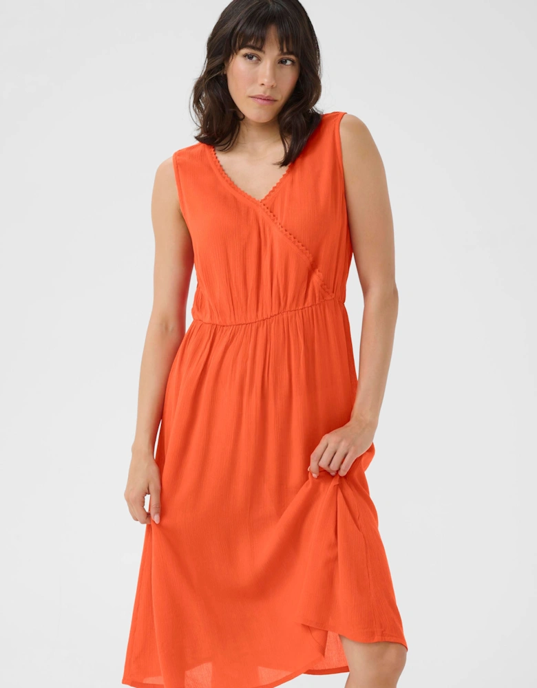 KAvalery Amber Solid Long Sleeve Dress