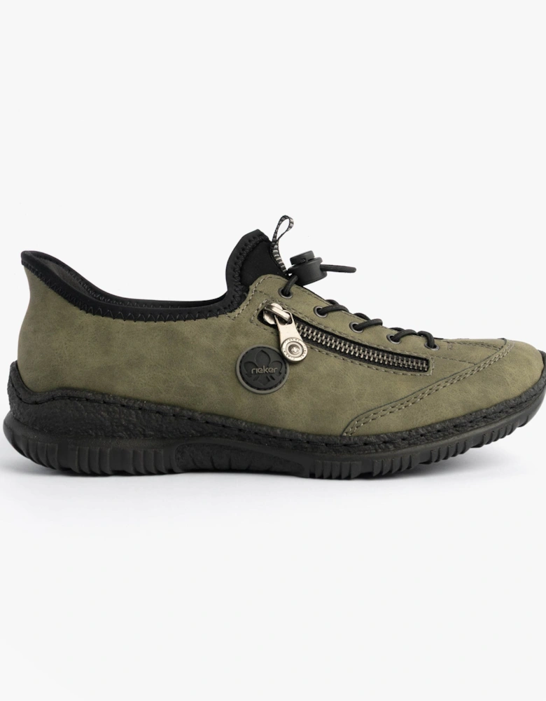 N3267-54 Nikita Womens Bungee Lace Shoes Green