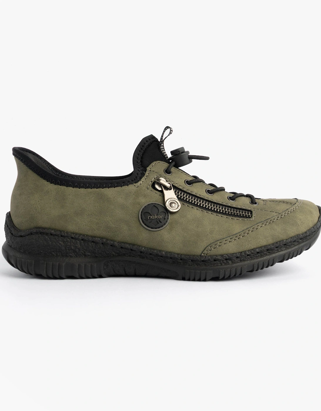 N3267-54 Nikita Womens Bungee Lace Shoes Green, 7 of 6