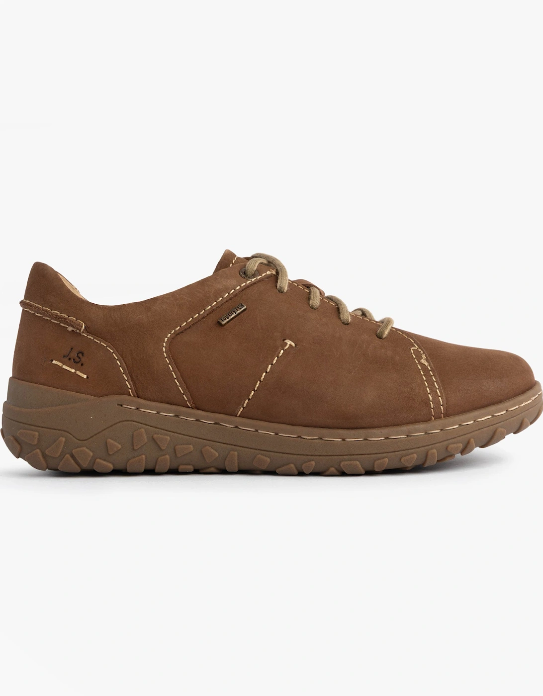 RUBY 50 Womens Lace Up Casual Shoes Brasil Brown, 7 of 6