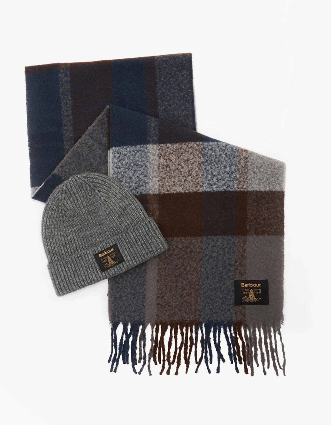 WESTERDALE BEANIE & SCARF Mens Gift Set Midnight Oak, 6 of 5