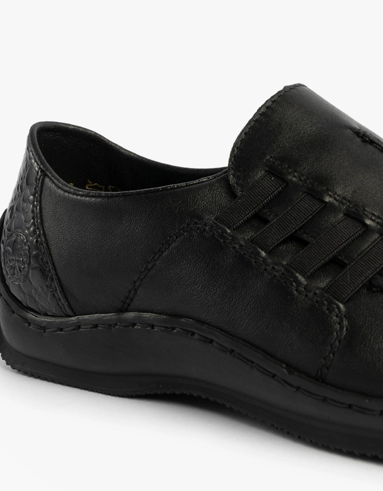 L1777-00 Celia Womens Slip-On Shoes Black
