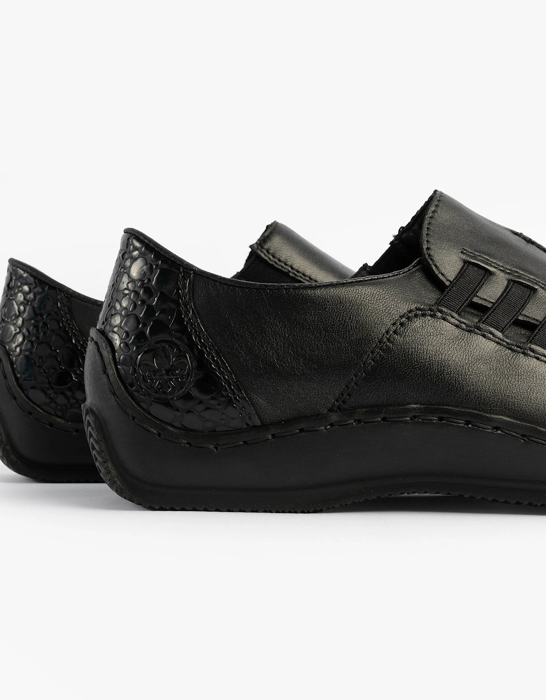 L1777-00 Celia Womens Slip-On Shoes Black
