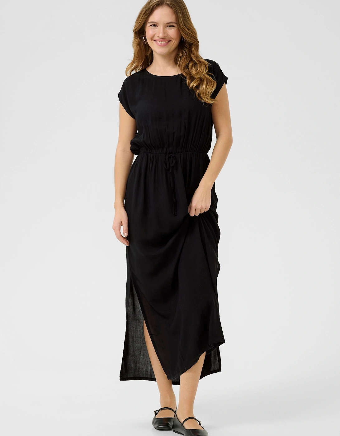 Short Sleeve Midi KAcheer Dress, 2 of 1