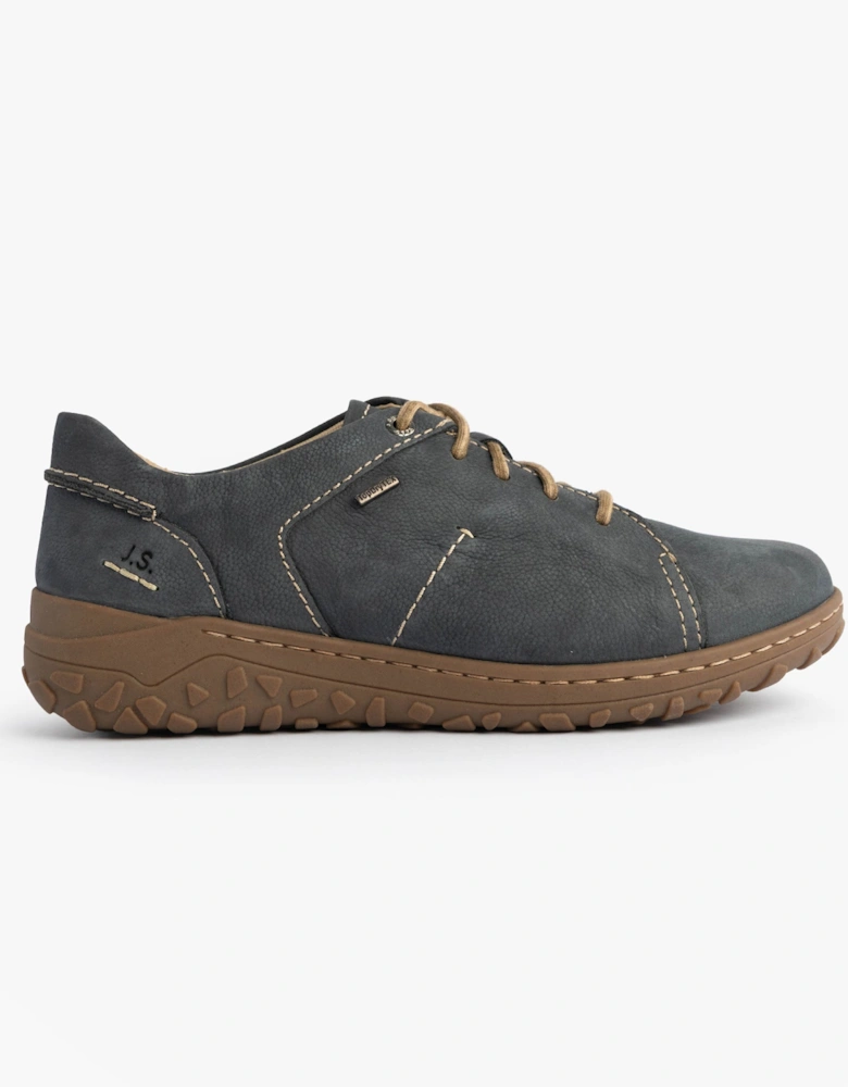 RUBY 50 Womens Lace Up Casual Shoes Indigo Blue