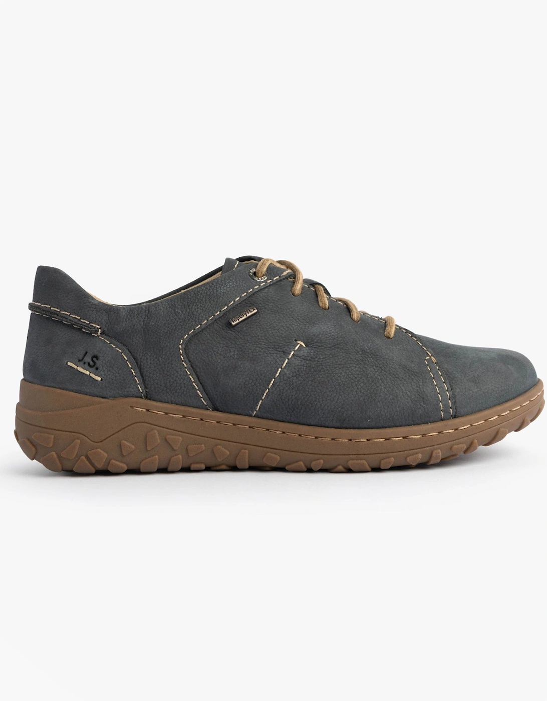 RUBY 50 Womens Lace Up Casual Shoes Indigo Blue, 7 of 6
