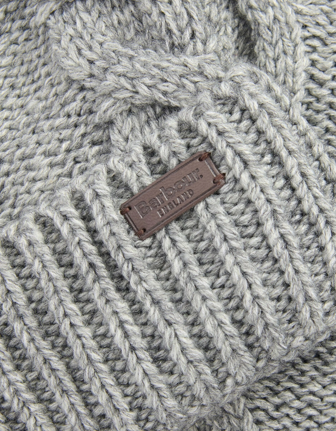 JESMOND BEANIE AND SCARF Gift Set Mens Mid Grey