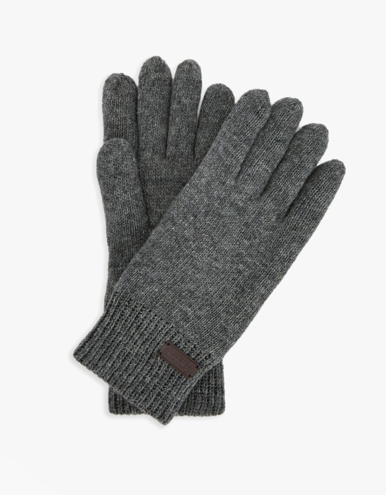 CARLTON Mens Wool Gloves Grey