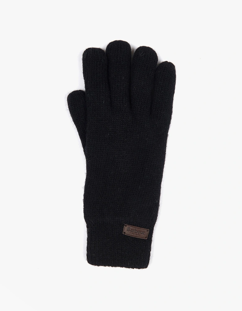 CARLTON Mens Wool Gloves Black