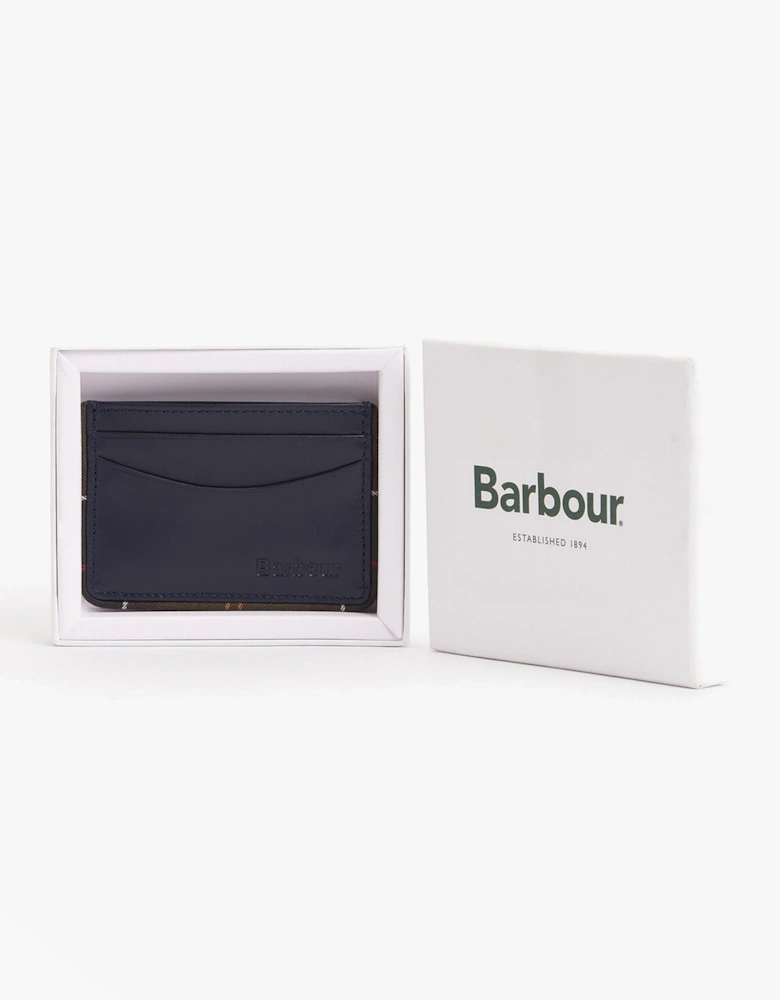 CHATTON LEATHER Mens Card Holder Navy/Classic