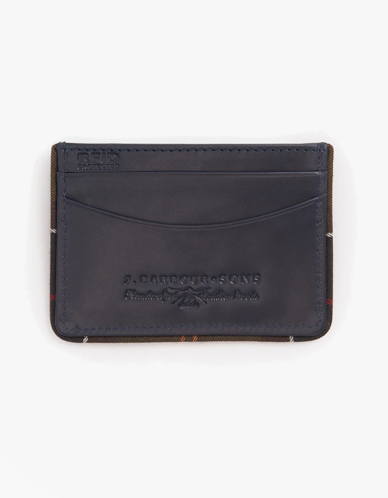 CHATTON LEATHER Mens Card Holder Navy/Classic