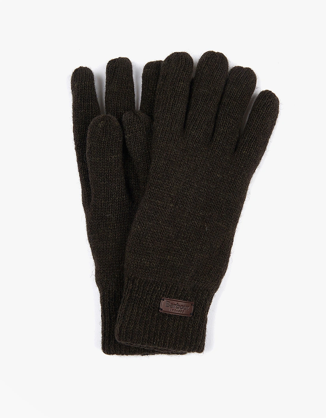 CARLTON Mens Wool Gloves Dark Green, 4 of 3