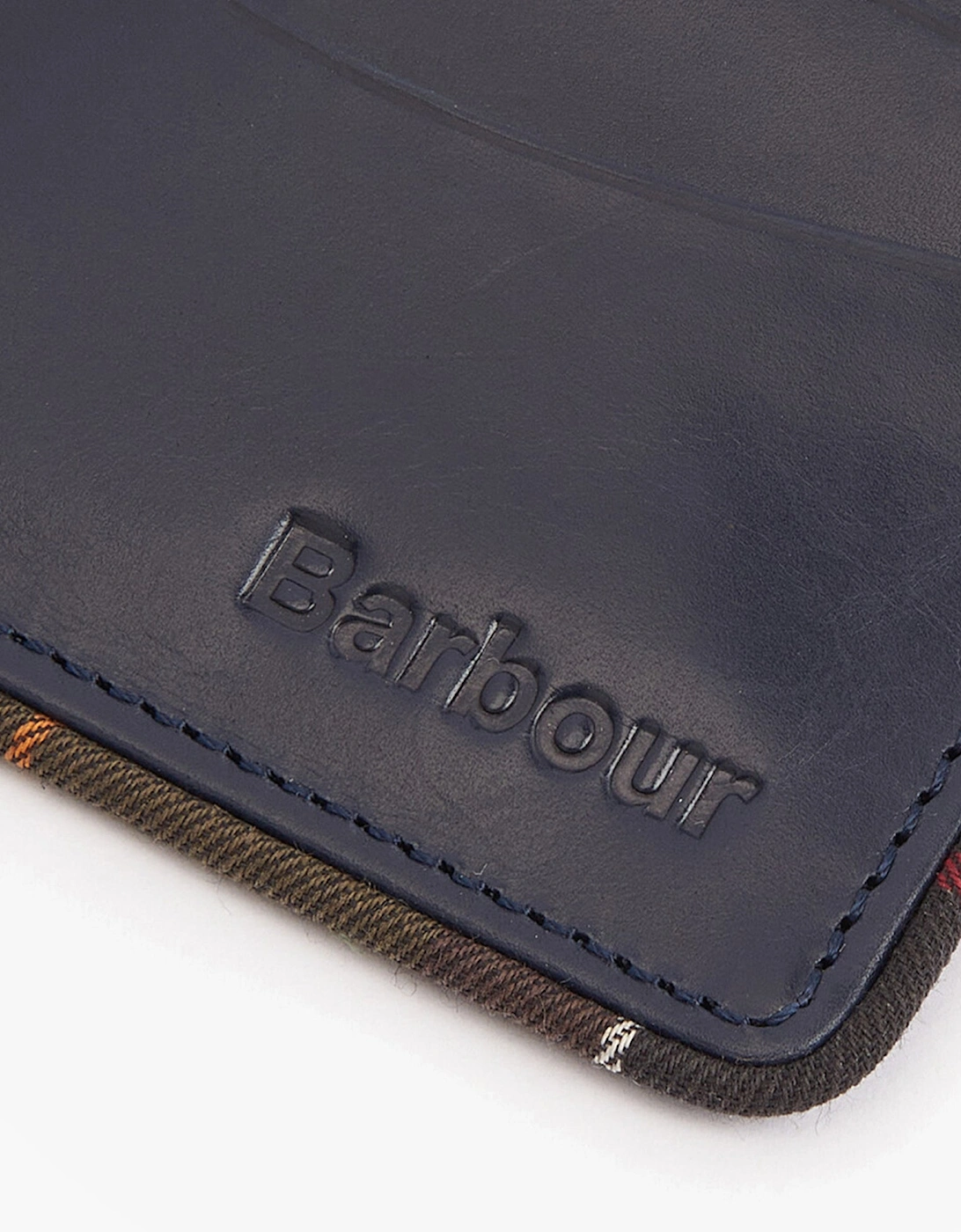 CHATTON LEATHER Mens Card Holder Navy/Classic