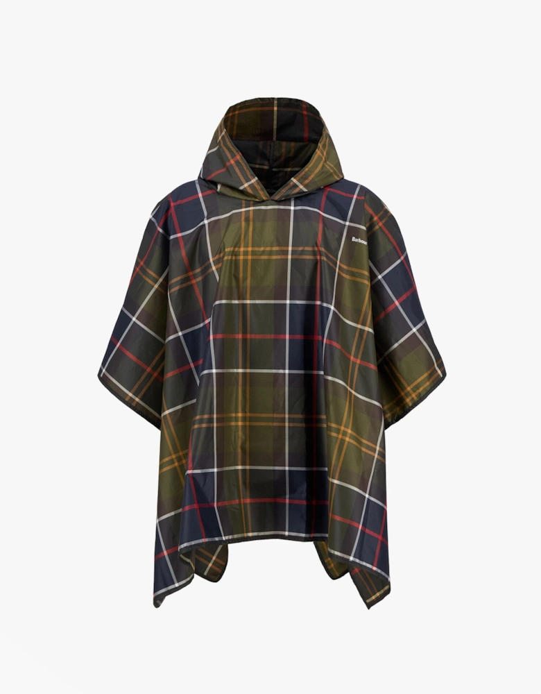 Mens TARTAN SHOWERPROOF PONCHO Classic Tartan