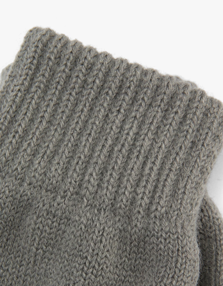 TARTAN SCARF AND GLOVE Mens Gift Set Grey Midnight