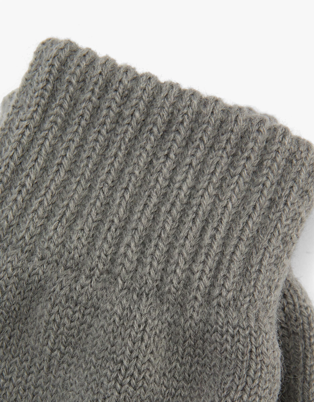 TARTAN SCARF AND GLOVE Mens Gift Set Grey Midnight