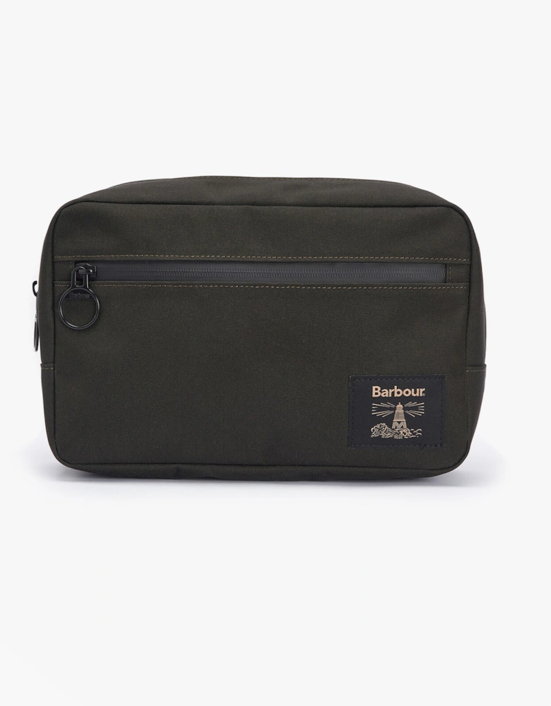 FIELD CANVAS HANGING Mens Washbag Olive/Black